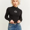 T-shirt Fantasia Semi-Corta Nera^Tally Weijl Flash Sale