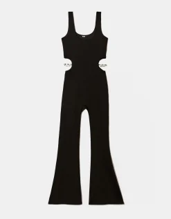 Tuta Nera con Strass e Cut Outs^Tally Weijl Fashion