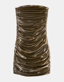 Vestito Corto Aderente Metallizato Lucido^Tally Weijl Store