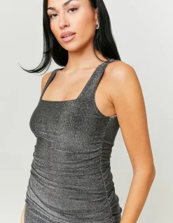 Vestito Corto Argento in Lurex^Tally Weijl Cheap