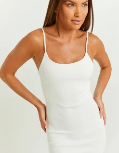 Vestito Corto Basico Bianco^Tally Weijl Cheap