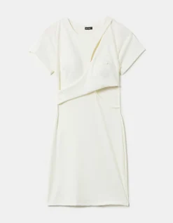 Vestito Corto Cut Out Bianco^Tally Weijl Cheap