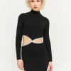 Vestito Corto in Maglia con Cut Out e Strass^Tally Weijl Online