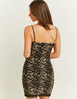 Vestito Corto Stampa Animalier Leo e Orli in Pizzo^Tally Weijl Cheap