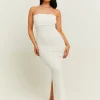 Vestito Lungo in Maglia Bianco^Tally Weijl Shop