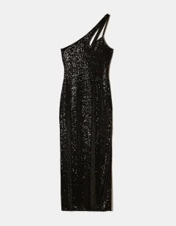 Vestito Lungo Monospalla con Paillettes^Tally Weijl Discount