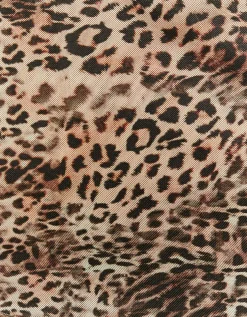 Vestito Lungo Stampa Leo con Spacco Laterale^Tally Weijl Fashion