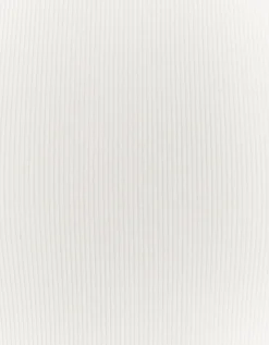 Vestito Midi Basico Bianco con Spacco Laterale^Tally Weijl Fashion
