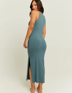 Vestito Midi Basico con Spacco^Tally Weijl Best