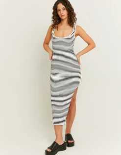 Vestito Midi Basico con Spacco^Tally Weijl Fashion