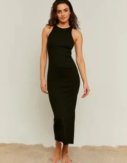Vestito Midi Basico con Spacco Laterale^Tally Weijl Outlet