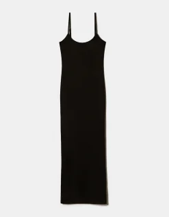 Vestito Midi Basico con Spacco Laterale^Tally Weijl Outlet