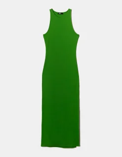 Vestito Midi Basico con Spacco Laterale^Tally Weijl Cheap