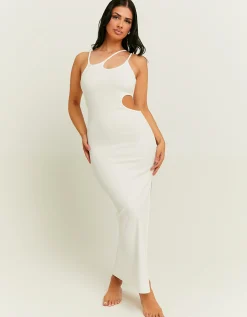 Vestito Midi Bianco con Cut Out^Tally Weijl Flash Sale
