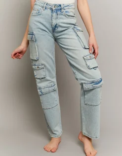 Jeans Cargo Multitasche a Vita Media^Tally Weijl Fashion