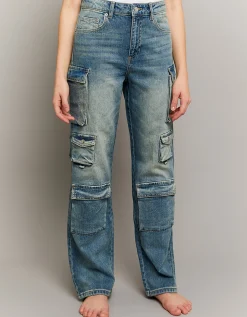 Jeans Cargo Multitasche a Vita Media^Tally Weijl Outlet