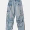 Jeans Cargo Parachute a Vita Media^Tally Weijl Sale