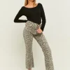 Jeans Cropped Flare Stampa Leo^Tally Weijl Discount