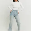 Jeans Flare a Vita Alta con Strass^Tally Weijl New
