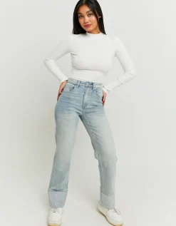 Jeans Flare a Vita Alta con Strass^Tally Weijl New