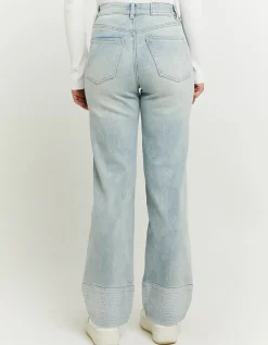 Jeans Flare a Vita Alta con Strass^Tally Weijl New
