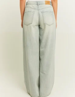 Jeans Palazzo a Vita Media con Strappi^Tally Weijl Outlet