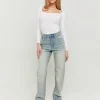 Jeans Straight Leg a Vita Alta^Tally Weijl Cheap