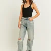 Jeans Straight Leg a Vita Alta^Tally Weijl Online