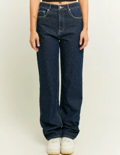 Jeans Straight Leg con Strass^Tally Weijl Discount