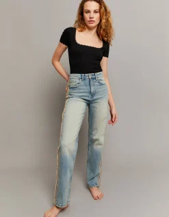 Jeans Straight Leg Fancy a Vita Alta^Tally Weijl Cheap