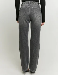 Jeans Straight Leg Grigi con Strass^Tally Weijl Sale
