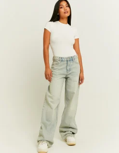 Jeans Straight Leg Lavaggio Chiaro^Tally Weijl Shop