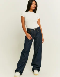 Jeans Straight Leg Lavaggio Scuro^Tally Weijl Online