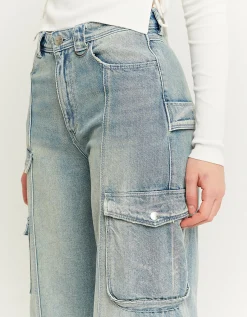 Jeans Wide Leg Cargo a Vita Alta^Tally Weijl Outlet