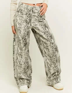 Jeans Wide Leg Stampa Animalier^Tally Weijl Sale