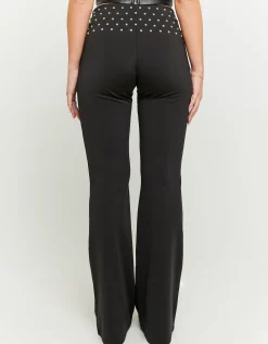 Leggings a Zampa Neri con Borchie^Tally Weijl Online