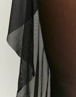 Leggings in Tulle Neri con Volants Laterali^Tally Weijl Cheap