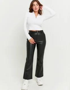 Pantalone a Zampa In Finta Pelle Nera^Tally Weijl Flash Sale