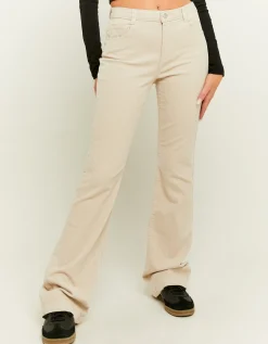 Pantalone Bootcut Grigio in Velluto a Coste^Tally Weijl New