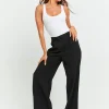 Pantaloni a Vita Alta Neri^Tally Weijl Outlet