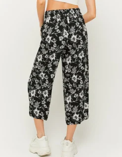 Pantaloni Culotte a Vita Media Neri^Tally Weijl Cheap