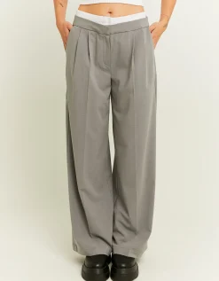 Pantaloni Wide Leg a Doppia Vita Azzurri^Tally Weijl Clearance