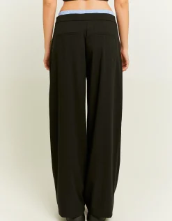 Pantaloni Wide Leg a Doppia Vita Neri^Tally Weijl Cheap