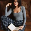 Pantaloni Wide Leg a Quadri^Tally Weijl Best