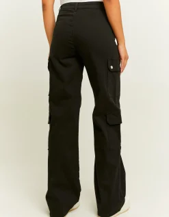 Pantaloni Wide Leg a Vita Alta Neri^Tally Weijl Store
