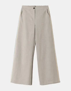 Pantaloni Wide Leg Grigi con Bande Laterali^Tally Weijl Cheap