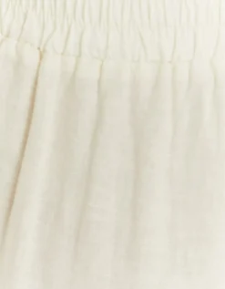 Pantaloni Wide Leg in Lino Bianchi^Tally Weijl Best Sale