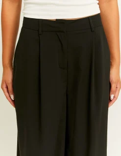 Pantaloni Wide Leg Tailoring Neri^Tally Weijl Cheap
