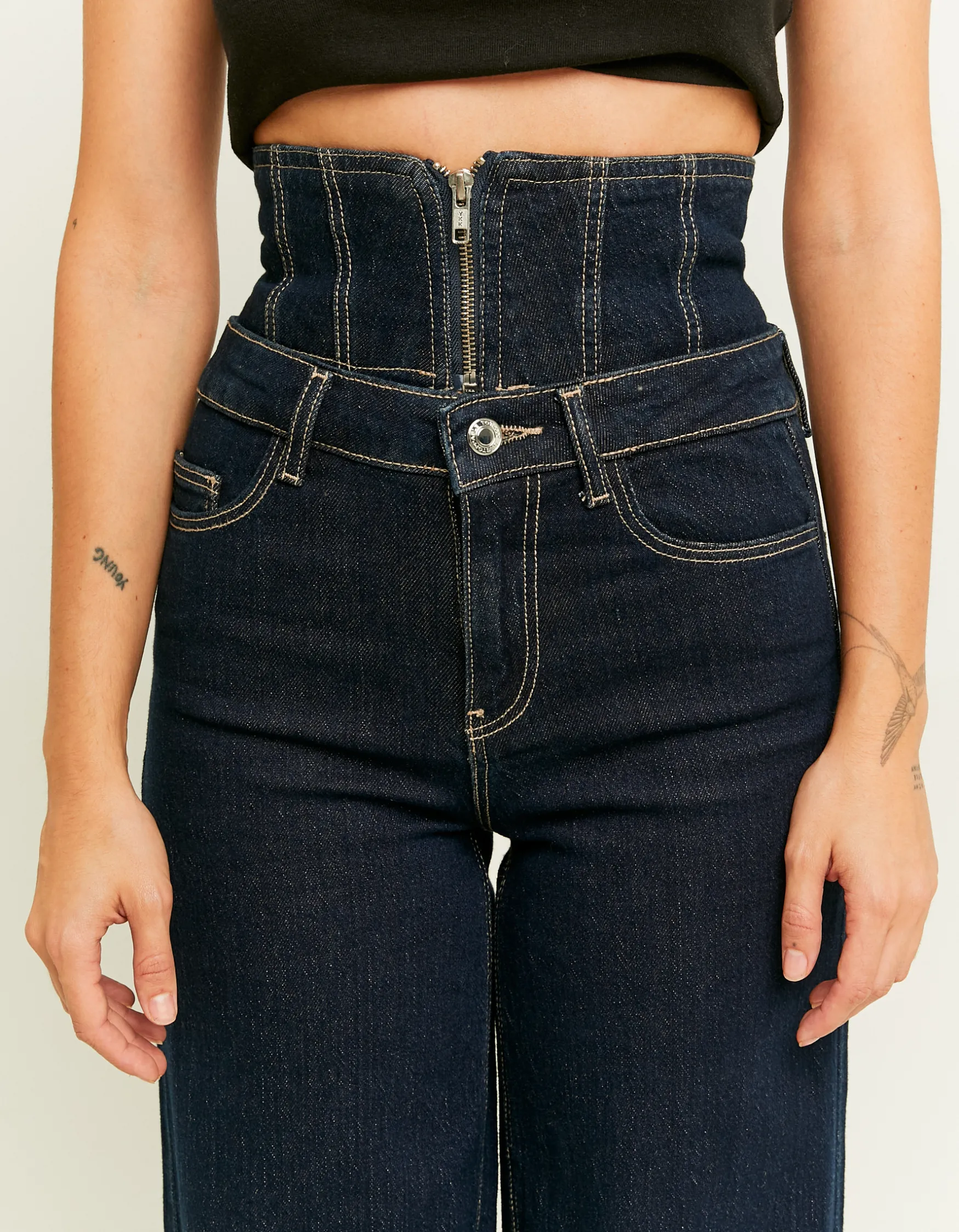 Wide Leg Jeans con Dettagli in Vita^Tally Weijl Best Sale
